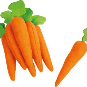 Légumes - Sept carottes en feutre - 3/7 ans